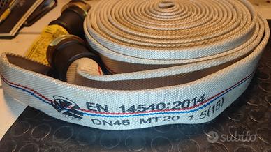 Manichetta antincendio DN45 da 20 mt Nuova