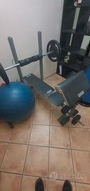 Panca pesi multifunzione pieghevole