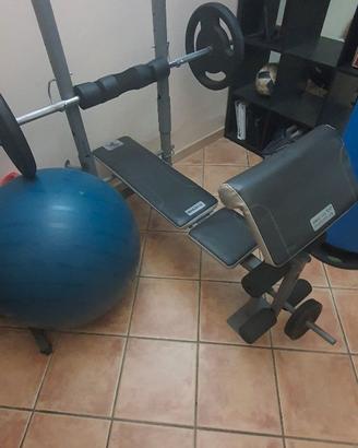 Panca pesi multifunzione pieghevole