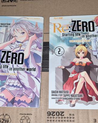 Manga Re:Zero Truth of Zero vol 1-2