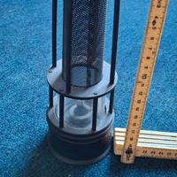 Vecchia lampada da minatore