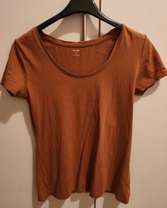 T-shirt tonda in cotone