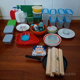 set prodotti cucina