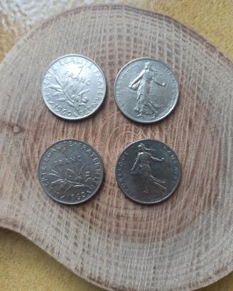 Monete 1 franco 1960 francia