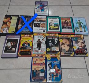 LOTTO 14 VHS VIDEOCASSETTE ITA ORIGINALI come Nuov