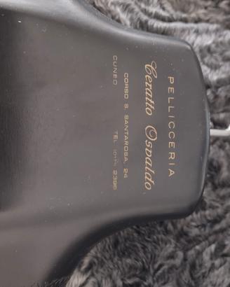 pelliccia di Astrakan persiano grigio 