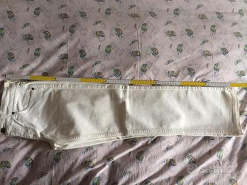 Pantalone bianco donna Burberry originali tg.42