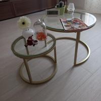 Tavolini da salotto in vetro