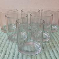 SET 6 Bicchieri  Vetro cristallo rinforzato  NUOVI