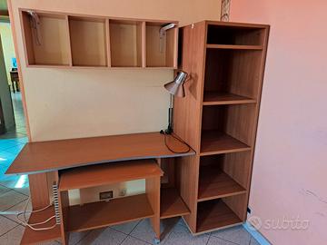 Scrivania pc completa