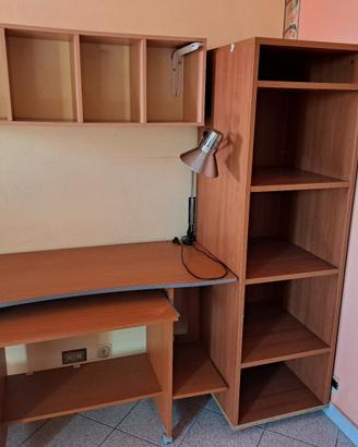 Scrivania pc completa