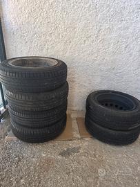 4 cerchi Renault Clio 15"+gomme Nexen+2 gomme extr