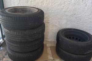 4 cerchi Renault Clio 15"+gomme Nexen+2 gomme extr