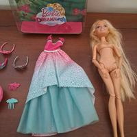 Bambola Barbie Dreamtopia accessori scatola 