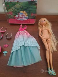 Bambola Barbie Dreamtopia accessori scatola 