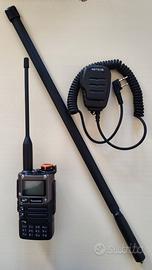 Quansheng UV-K5(8) + PTT + Antenna + Cavo progr.