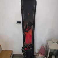 Snowboard 151cm Hooger Booger con attacchi