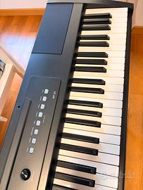 TASTIERA PIANOFORTE DIGITALE 88 TASTI PESATI NERO