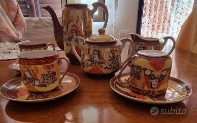 Servizio da 3 per caffè antica porcellana cinese