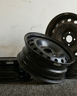 Set 4 Cerchi in Ferro Fiat Grande Punto 15"
