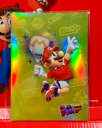 Adesivi olografici Nintendo di Mario Tennis Fever
