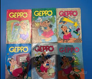 Geppo n. 6 fumetti lotto