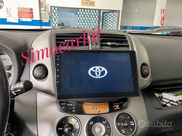 Autoradio 10'' Android 14 2+64Gb Per Toyota Rav4