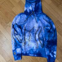 Felpa con Capouccio Octopus Tg XS Lilla/Viola