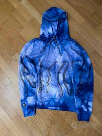 Felpa con Capouccio Octopus Tg XS Lilla/Viola