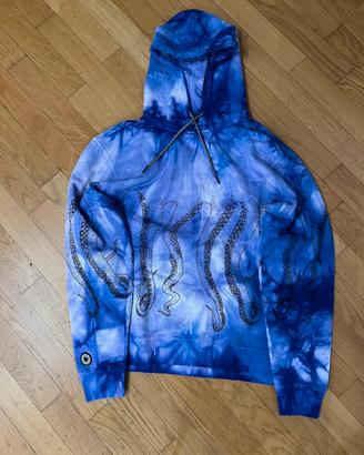 Felpa con Capouccio Octopus Tg XS Lilla/Viola