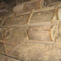 Rullo compattatore vecchio dopo semina