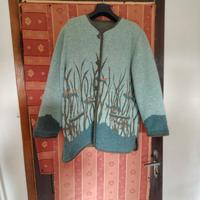 Giacca cardigan STAPF Tirol in lana cotta 
