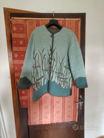 Giacca cardigan STAPF Tirol in lana cotta 