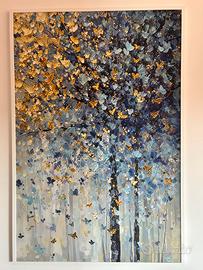 Quadro “bosco incantato” 150x100 con cornice