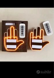 Insegna a led per auto