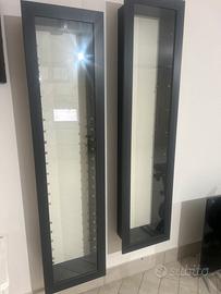 Vetrine sospese IKEA rovere moro