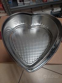 Teglie Torte Cuore & Rotonda - Metallo