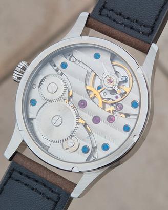 Orologio Pilot acciaio zaffiro NUOVO