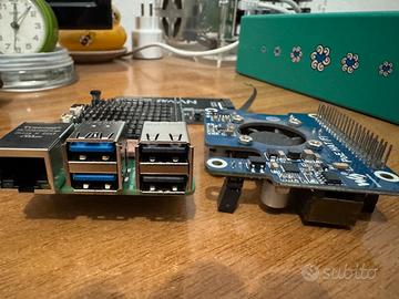 Raspberry Pi 5 8GB RAM + HAT PoE + HAT NVME