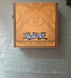 5 pezzi di Exodia il proibito placcati oro