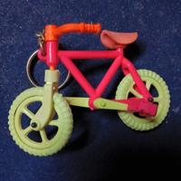 portachiavi bicicletta nuovo vintage plastica 