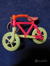 portachiavi bicicletta nuovo vintage plastica 