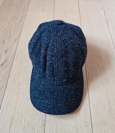 Cappello con paraorecchie blu Stetson lana (tg.S) 