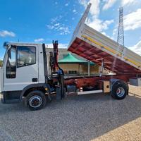Iveco Eurocargo 75e12 Ribaltabile + Gru Hmf 4 sfil