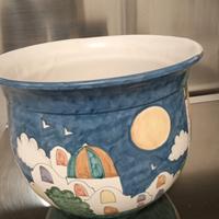 Portavasi in ceramica di Vietri.