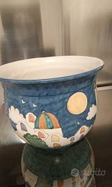 Portavasi in ceramica di Vietri.