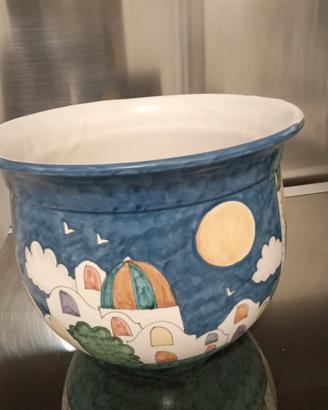 Portavasi in ceramica di Vietri.