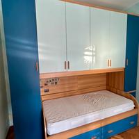 Composizione cameretta letto+armadio