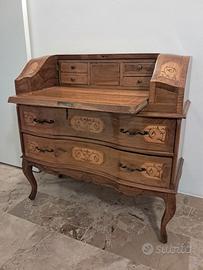 Mobile stile Maggiolini in legno con intarsi