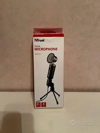 Microfono da tavolo con treppiede Trust